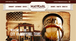 Desktop Screenshot of cityofmaypearl.org
